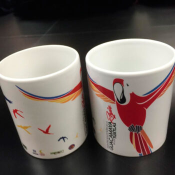 Taza Guacamaya Roja